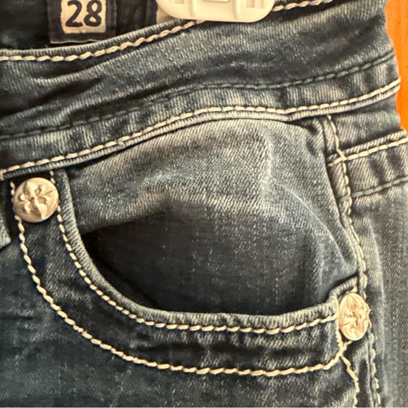 Miss Me women’s Dark Blue Bootcut Jeans - Picture 3 of 8